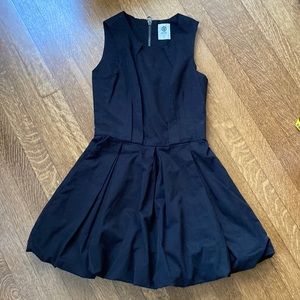 Ever Black Cotton Bubble Dress, Size S
